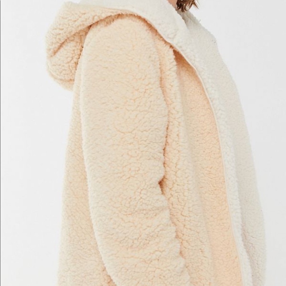 Urban Outfitters Carmela Reversible Teddy Jacket